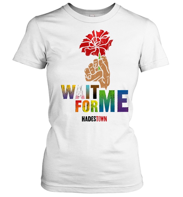 Hadestown Wait for Me Flower Hand Women T-Shirt