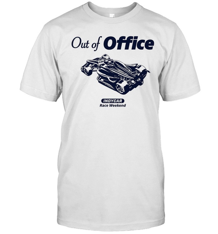 IndyCar race weekend race car graphic out of office Unisex T-Shirt