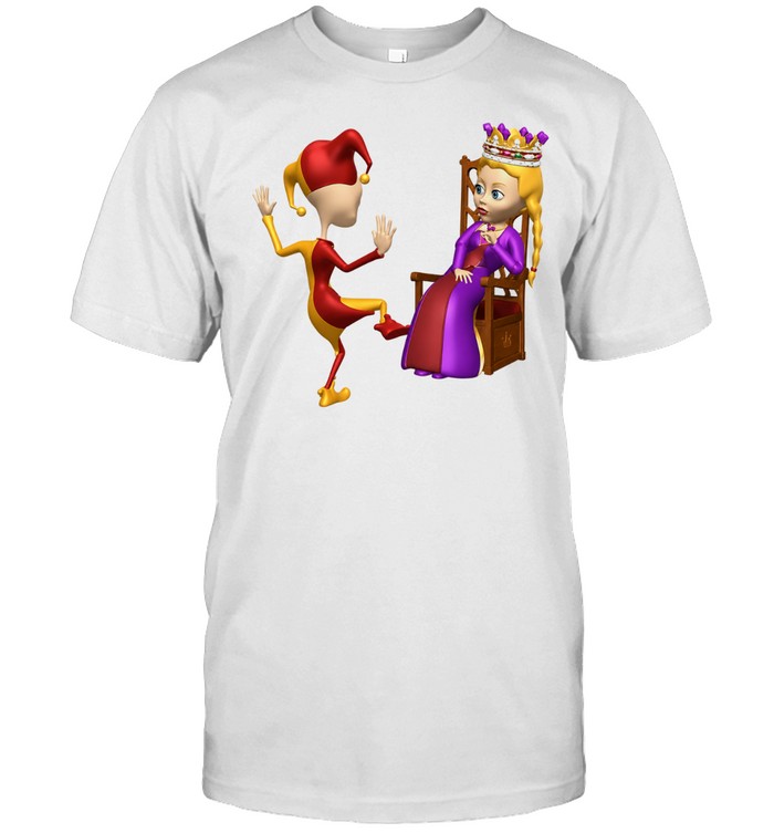 Jester Queen medieval royalty Unisex T-Shirt
