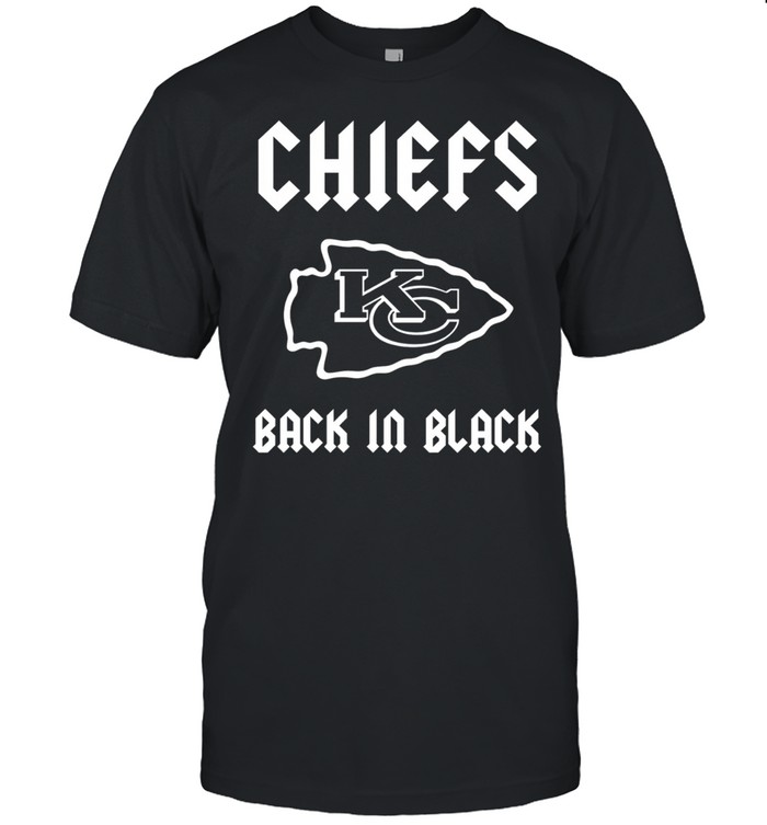 Kansas City Chiefs back in black logo Unisex T-Shirt