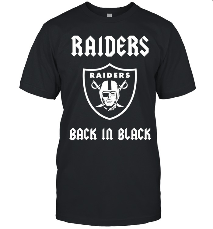 Las Vegas Raiders back in black logo Unisex T-Shirt