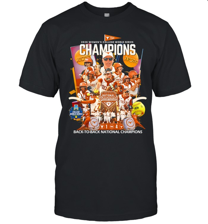 Longhorns 2026 Women’s College Series Back To Back National Unisex T-Shirt
