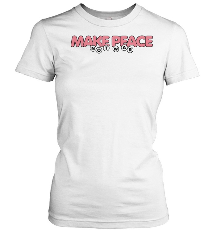 Make peace not war art logo Women T-Shirt