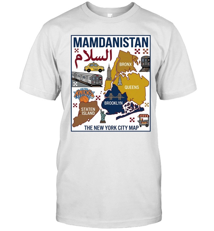Mamdanistan The New York City Map Unisex T-Shirt