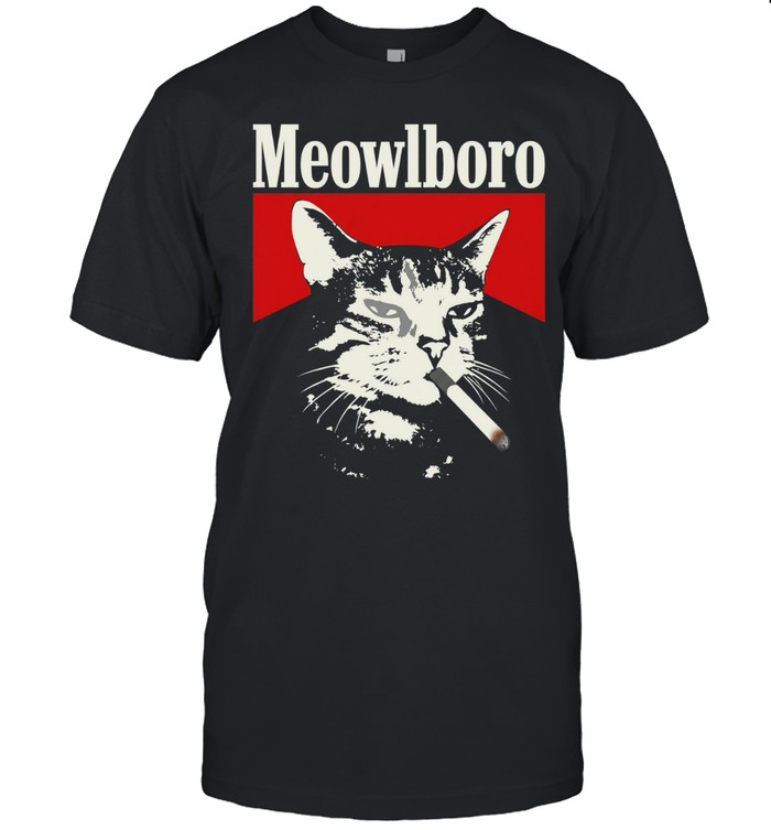 Meowlboro smoking meow cat Unisex T-Shirt