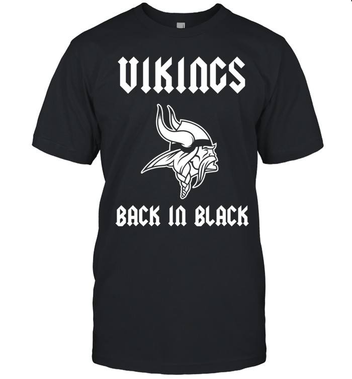 Minnesota Vikings back in black logo Unisex T-Shirt