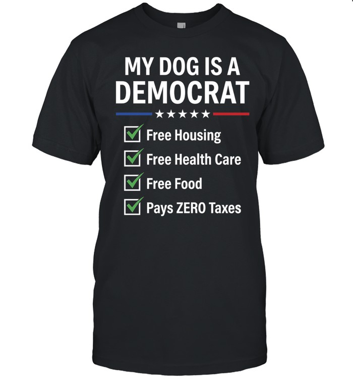 My dog is a democrat Unisex T-Shirt