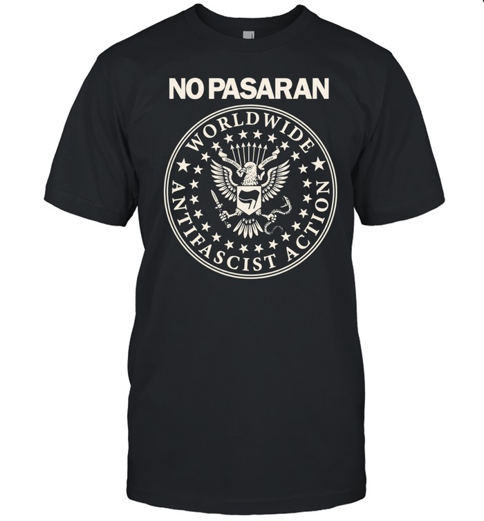 No Pasaran Worldwide Antifascist Action Unisex T-Shirt