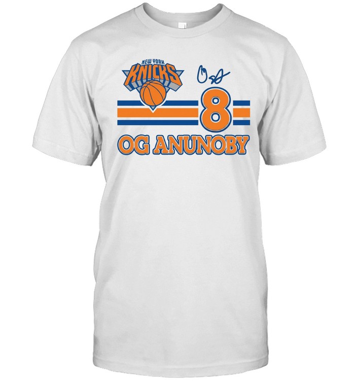 Og Anunoby New York Knicks 8 signature logo Unisex T-Shirt