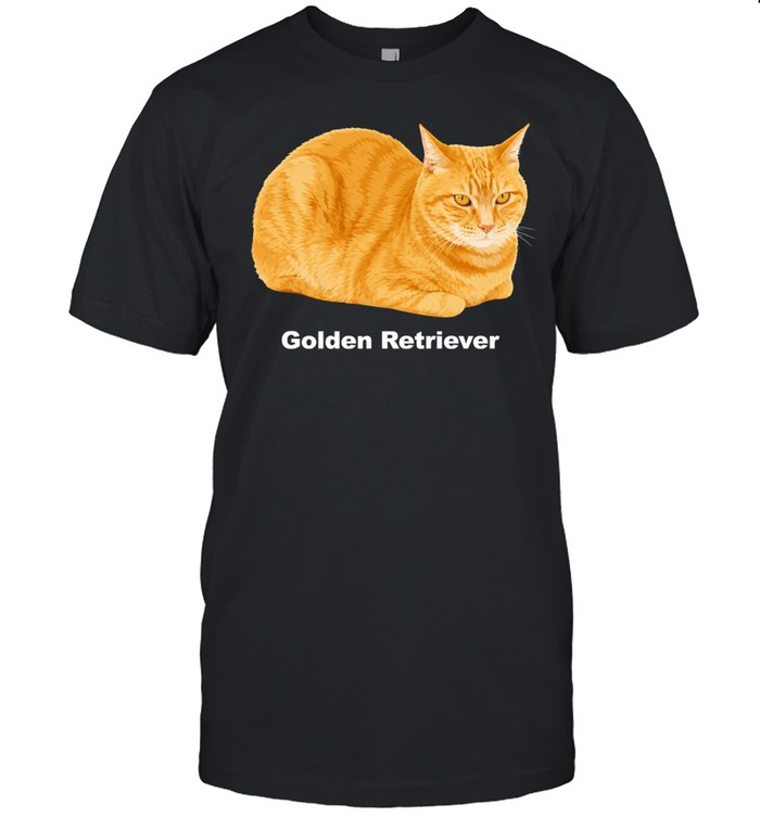 Orange tabby cat golden retriever sarcastic meme funny humor Unisex T-Shirt