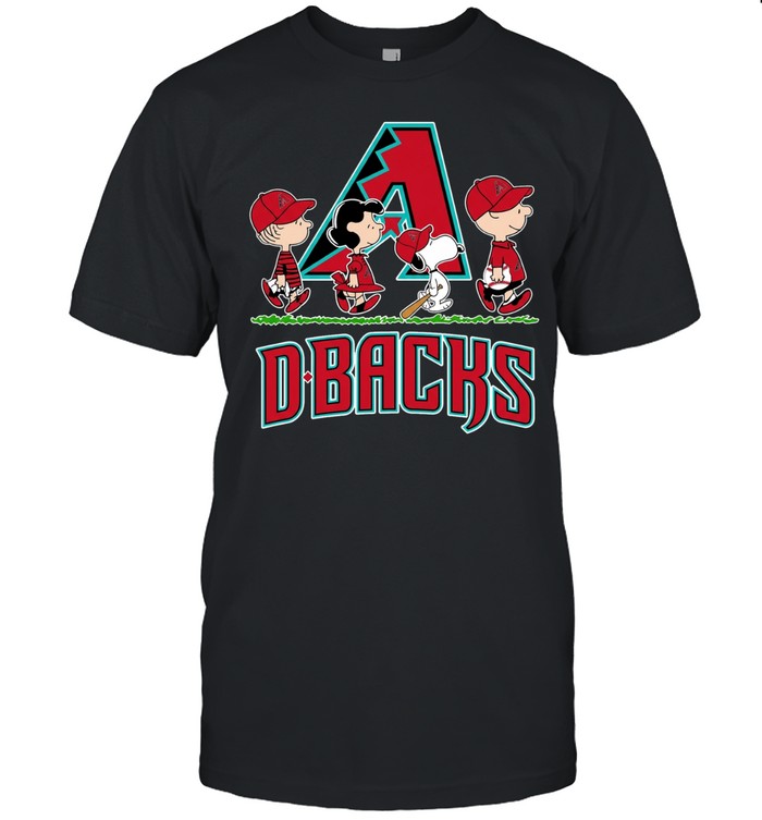 Peanuts characters Arizona Diamondbacks d-backs abbey road Unisex T-Shirt