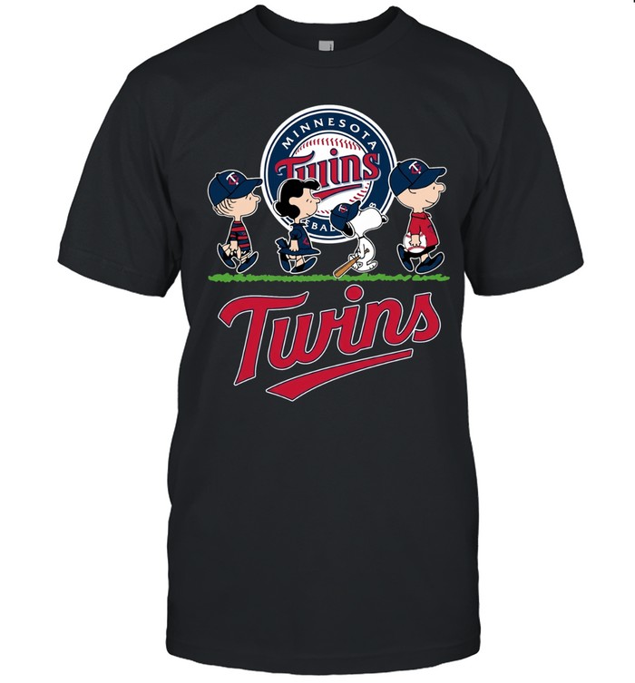 Peanuts characters minnesota twins baseball Unisex T-Shirt