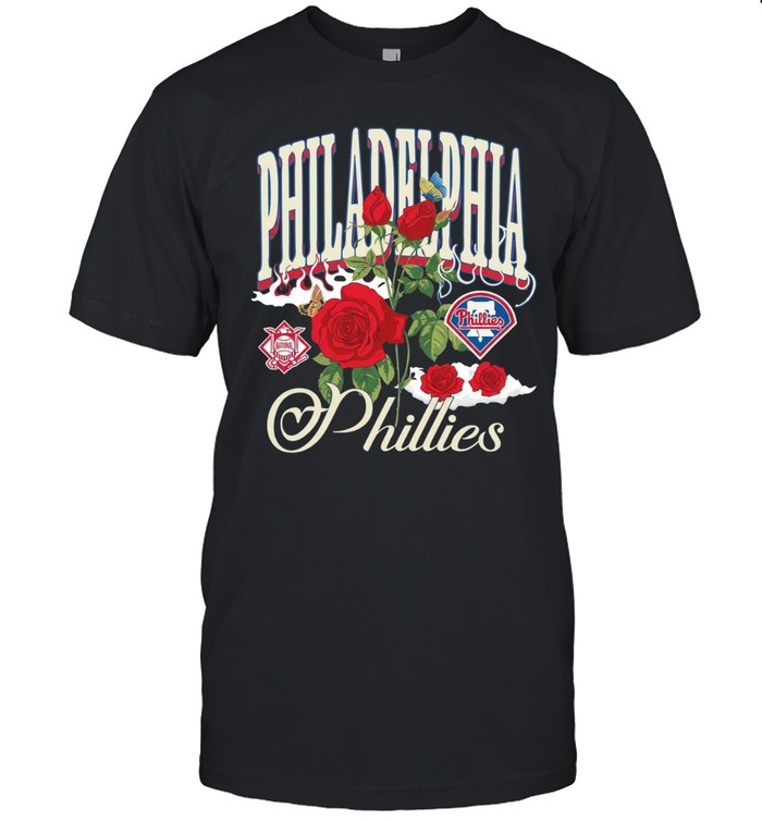 Philadelphia Phillies red roses Unisex T-Shirt