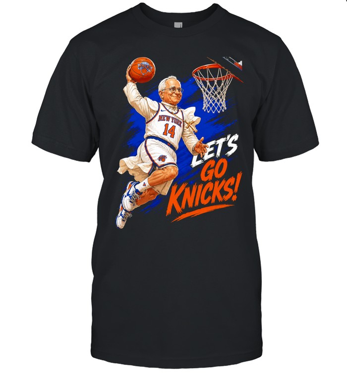 Pope Leo XIV Francis New York Knicks Lets Go Knicks Finals 2026 Unisex T-Shirt