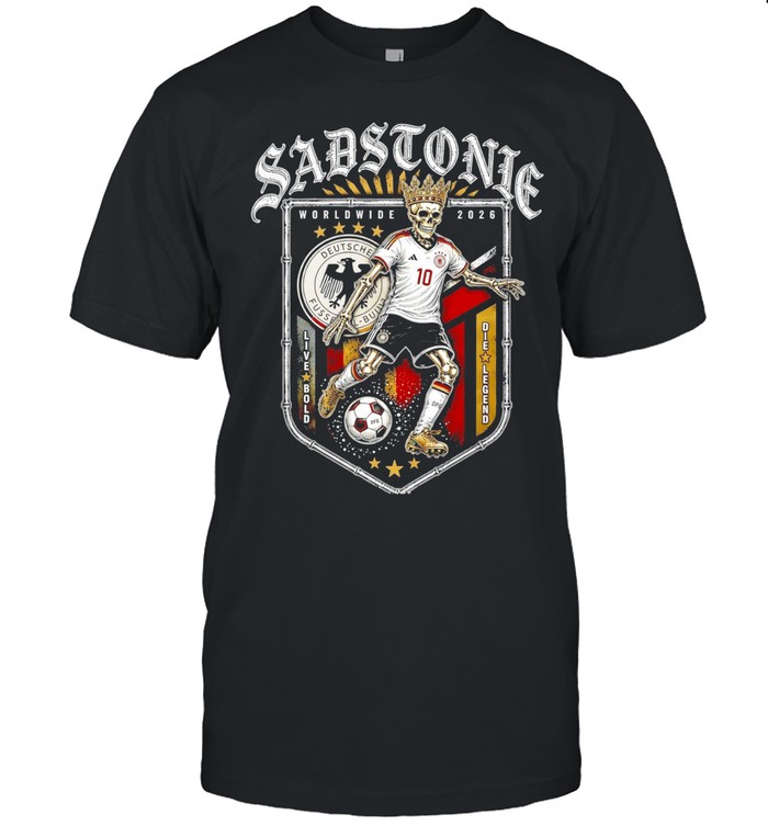 Sadstonie 2026 Germany skeleton soccer legend Unisex T-Shirt