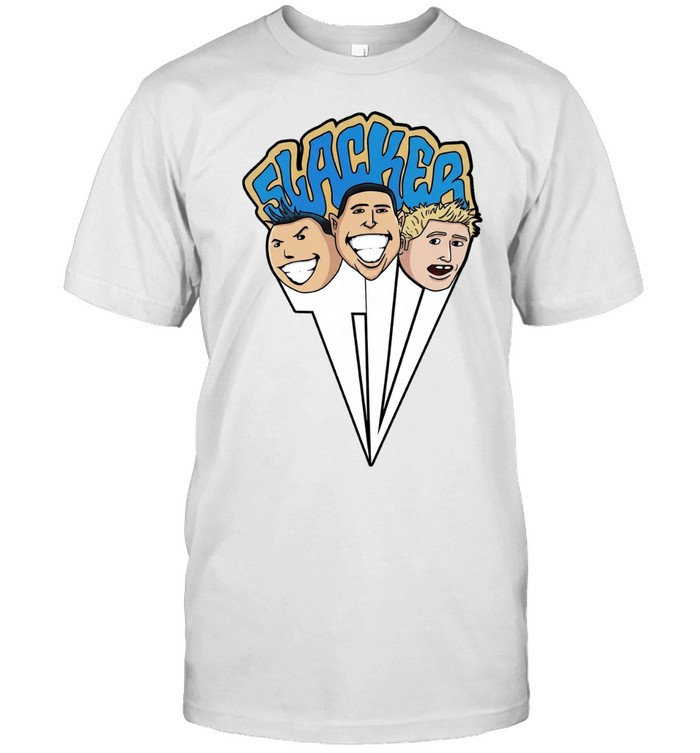 Slacker cartoon heads punk rock group Unisex T-Shirt