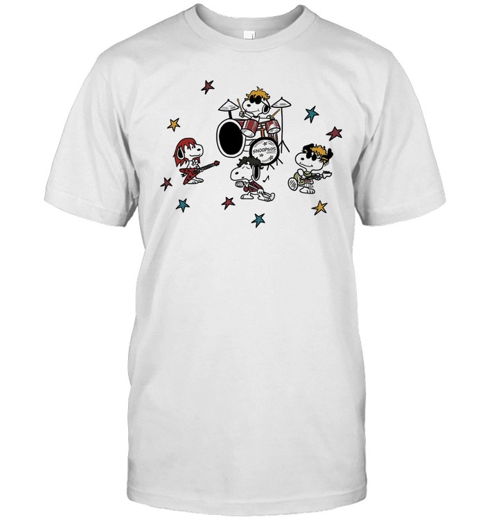 Snoopsos Snoopy and Friends Rock Unisex T-Shirt