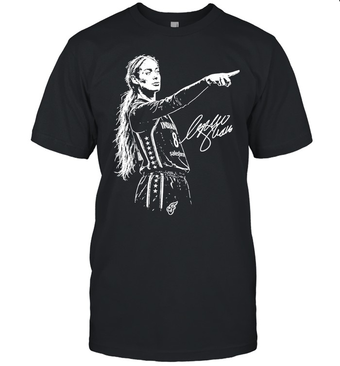 Sophie Cunningham Indiana Fever pointing sketch Unisex T-Shirt