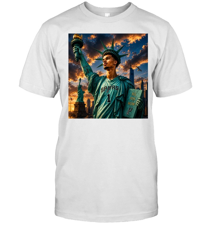 Statue of Liberty San Antonio Spurs New York City Unisex T-Shirt