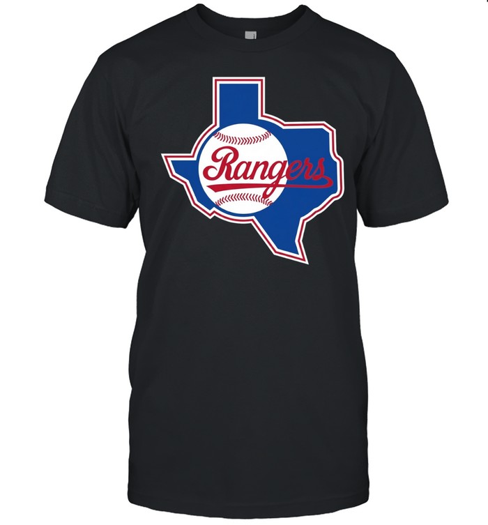Texas Rangers baseball Texas map Unisex T-Shirt