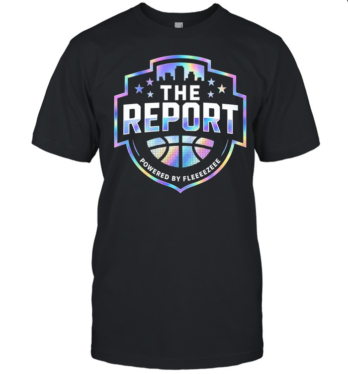 The Report powered by Fleeeezeee basketball logo Unisex T-Shirt