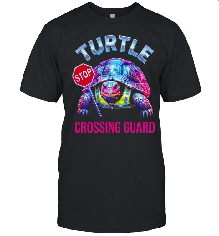 Turtle Crossing Guard Stop Unisex T-Shirt
