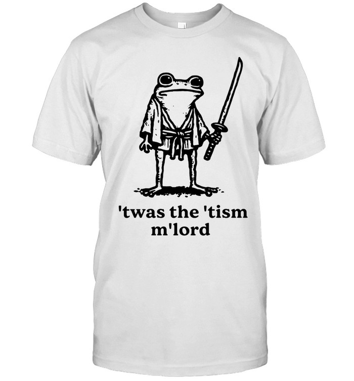 Twas the ’tism m’lord cartoon frog Unisex T-Shirt
