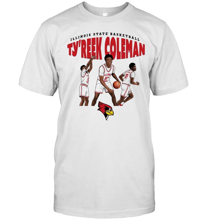 Ty’Reek Coleman Illinois State Redbirds Basketball Unisex T-Shirt