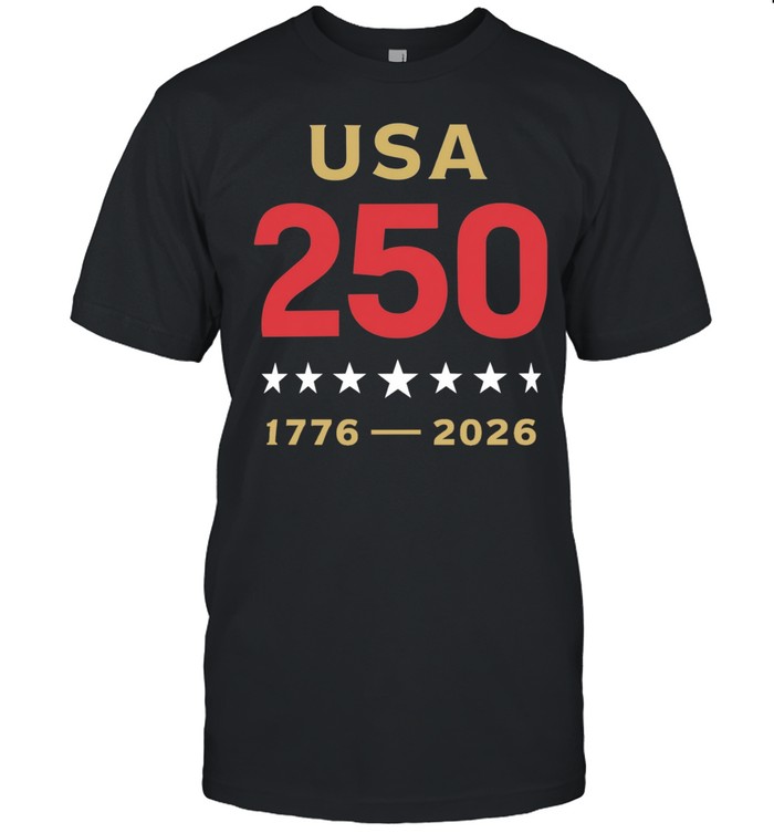 USA 250 1776 2026 Patriotic American Independence Anniversary Unisex T-Shirt