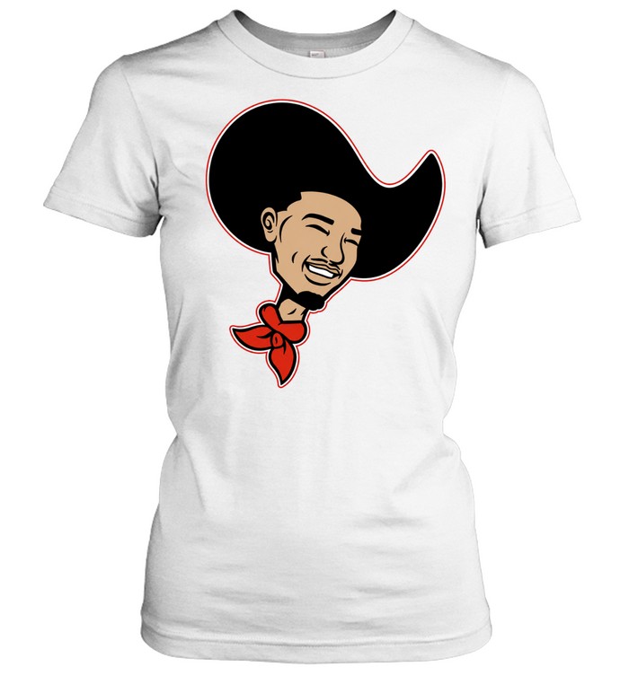 Victor Wembanyama San Antonio Spurs Cartoon Cowboy Hat Finals 2026 Women T-Shirt