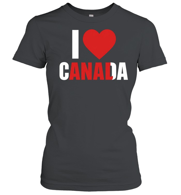 World Cup 2026 I love Canada Anal Women T-Shirt