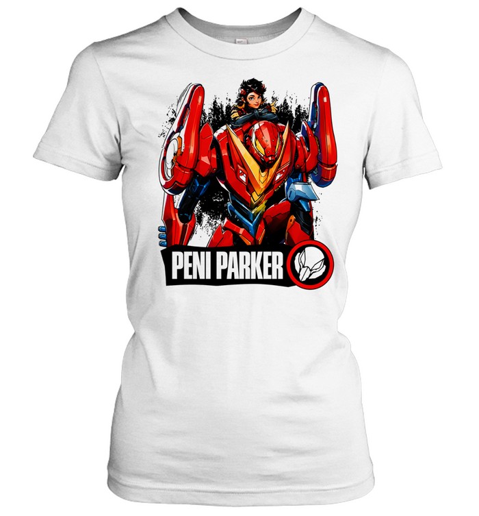 Anime Robot Pilot Peni Parker Mecha Mech Suit Women T-Shirt