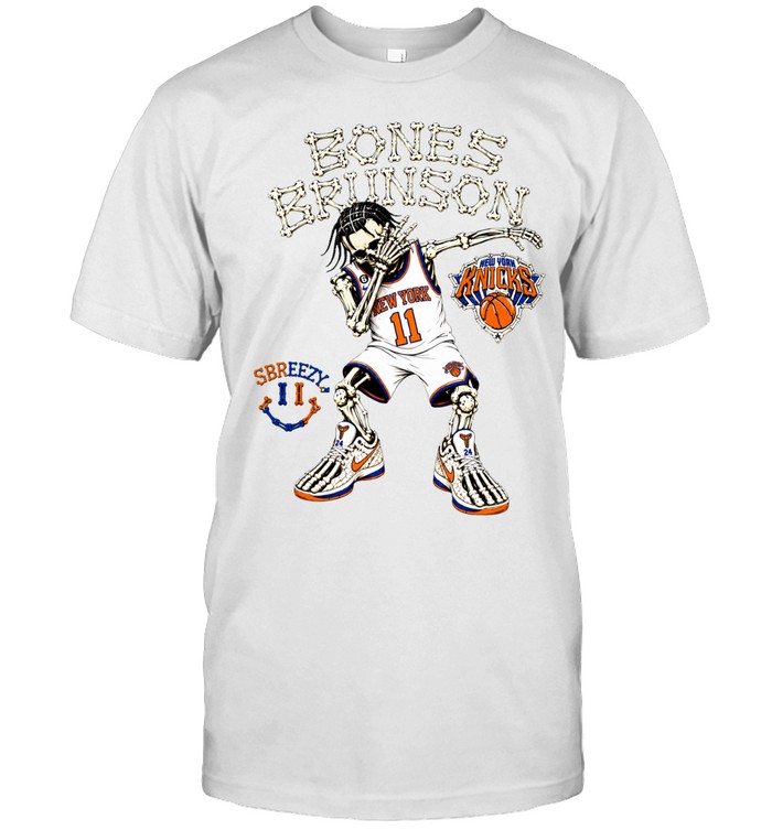 Bones Brunson Jalen Brunson New York Knicks skeleton Unisex T-Shirt