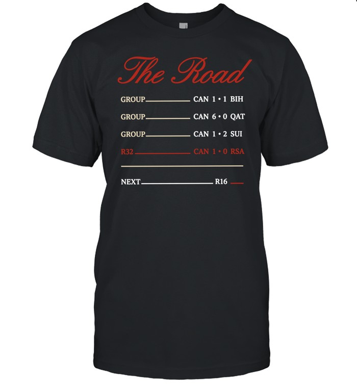 Canada National Soccer Team The Road Group FIFA World Cup 2026 Unisex T-Shirt