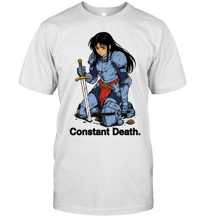 Constant Death Anime Knight Girl manga style Unisex T-Shirt