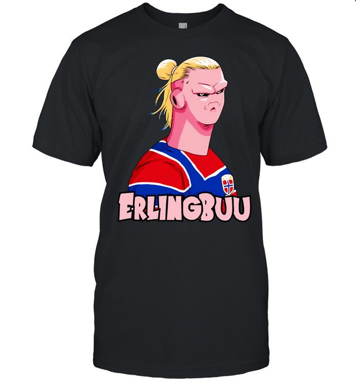 Erlingbuu Erling Haaland Dragon Ball Majin Buu Parody Unisex T-Shirt