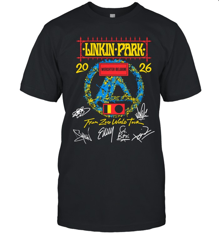 From Zero World Tour 2026 Werchter Belgium Signatures Concert Event Unisex T-Shirt