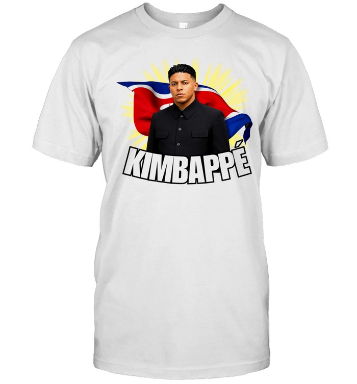Kylian Mbappe Kim Jong Un North Korea Political Parody Kimbappe Mashup Unisex T-Shirt