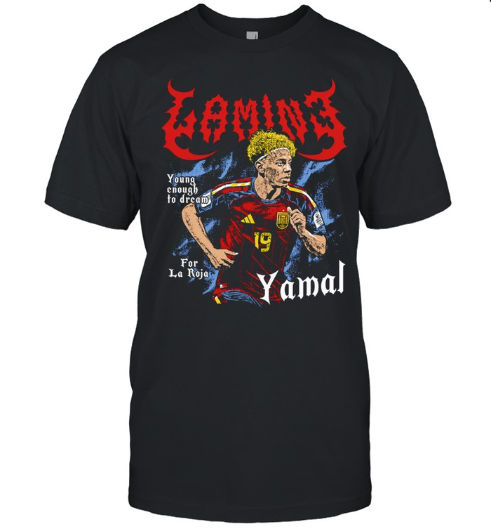 Lamine Yamal Spain National Team La Roja Young enough to dream Gaming Unisex T-Shirt