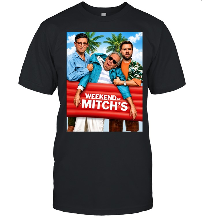 Mitch McConnell Weekend At Mitch’s Funny Meme Unisex T-Shirt
