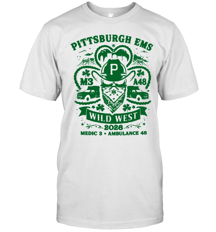 Pittsburgh EMS Wild West 2026 Medic 3 Ambulance 46 Unisex T-Shirt
