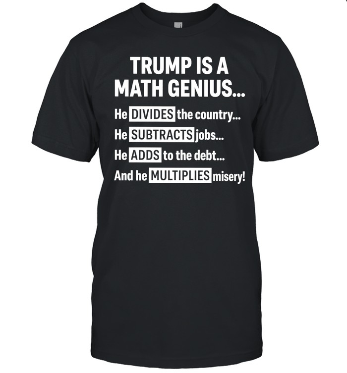 Trump is a math genius definition Unisex T-Shirt
