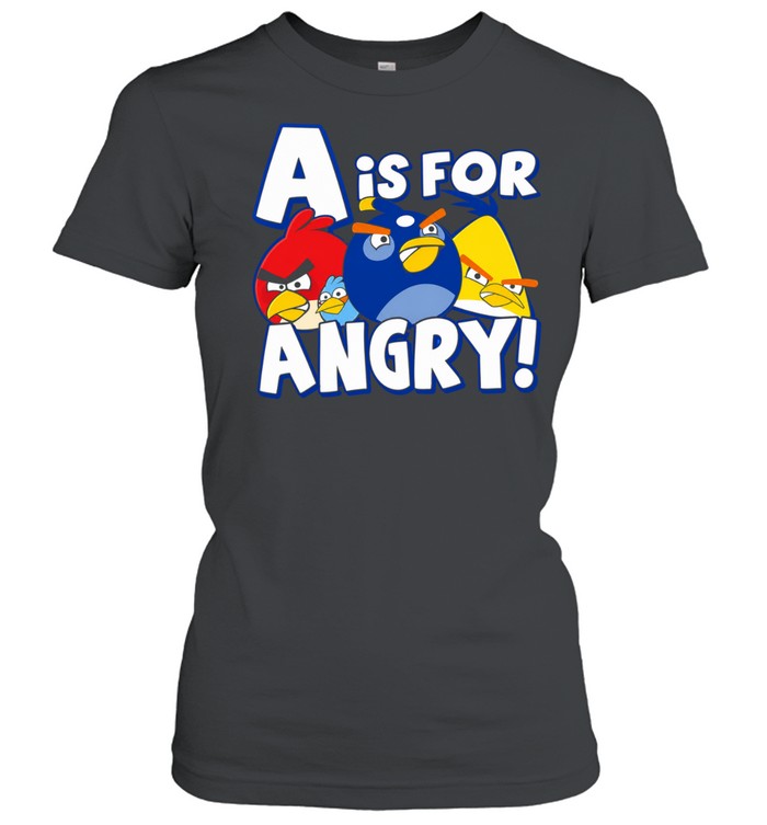 Video game characters a is for angry Women T-Shirt