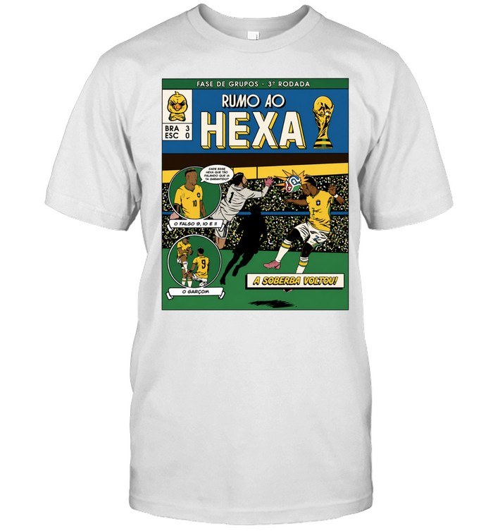 Vinicius Junior Brazil National Football Team 2026 Rumos ao Hexa Fases de Grupos Unisex T-Shirt